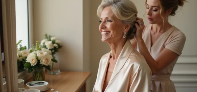 10 idées de coiffures élégantes pour la mère de la mariée le jour J